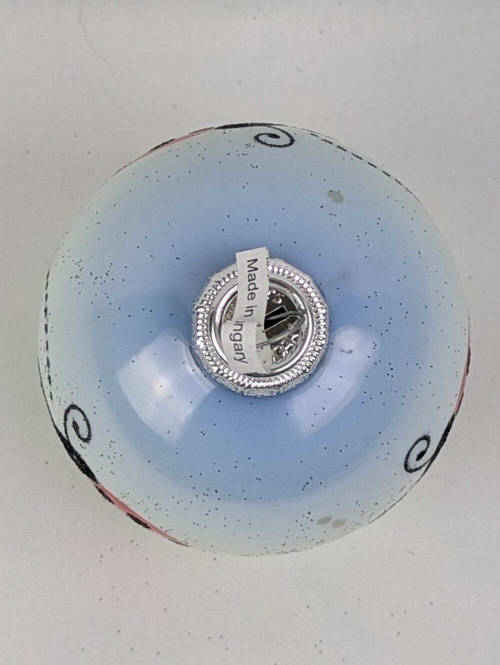 Ladybug Holiday Christmas Ornament Bronner's Glass Glitter Embellished - Picture 7 of 10